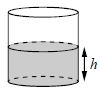 Вода в сосуде цилиндрической формы находится на уровне ... см. На каком уровне окажется вода, если её перелить в другой цилиндрический сосуд, у которого радиус основания в четыре раза больше, чем у данного?