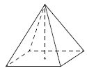 Найдите объём правильной четырёхугольной пирамиды, сторона основания которой равна ..., а боковое ребро равно ....