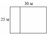 Дачный участок имеет форму прямоугольника со сторонами ... метров и ... метров. Хозяин планирует обнести его забором и разделить таким же забором на две части, одна из которых имеет форму квадрата. Найдите суммарную длину забора в метрах.